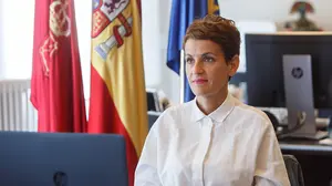 Chivite entrega a Pamplona un 1,5% de las inversiones del fondo de ayudas para los ayuntamientos