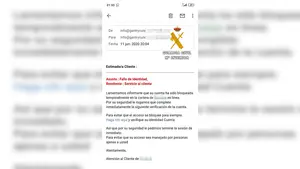 La Guardia Civil investiga varios SMS falsos que suplantan a entidades financieras en Navarra