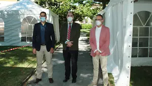 Las estrictas normas de la Casa Misericordia para cuidar de sus residentes durante las visitas familiares