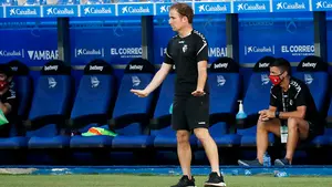 Arrasate destaca la mentalidad de la plantilla: "Veníamos de derrotas duras y la victoria nos da mucho aire"