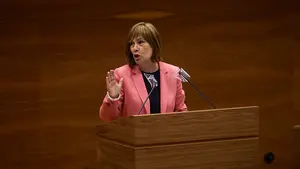 Barkos asume la existencia de diferentes corrientes en su partido, pero considera que  "fortalecen" la coalición 