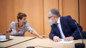 Maya ayuda a Chivite: pide "calma" y defiende que "la situación de Madrid y Navarra no es la misma"