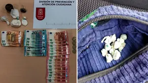 Vendían droga en Pamplona y Burlada: detenidos un menor y un hombre de 39 años con hachís, marihuana y speed