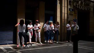 De las riadas de gente a la tranquilidad: la transformación en un año de las calles de Pamplona en San Fermín
