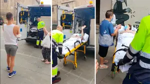 "¡Bienvenida a casa!" El caluroso y sentido recibimiento de vecinos de Estella a una mujer tras cuatro meses en la UCI