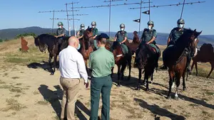 Navarra moviliza al Escuadrón de Caballería para vigilar algunos de los tramos del Camino de Santiago