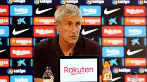 Quique Setién, ante Osasuna: "Trataremos de ganar el partido en previsión de lo que pueda pasar"