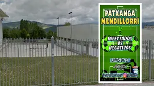 Organizan en Mendillorri, el mayor foco de coronavirus en Navarra, un partido de fútbol entre positivos y negativos