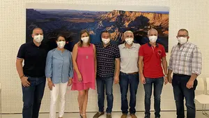 La Comunidad de Bardenas Reales re&uacute;ne a su Junta bajo estrictas medidas sanitarias por el Covid-19