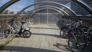 Pamplona recibe un premio nacional por su red municipal de aparcamientos de bicis