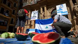 Concentración nicaragüense por la muerte de un temporero: "En Navarra hay personas que están siendo esclavizadas"