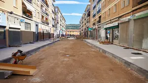 Las obras de urbanización y renovación de un barrio de Pamplona estarán terminadas para final de año