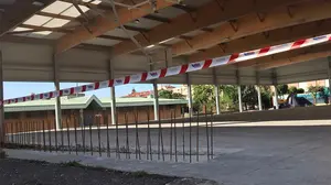 Un colegio de Villava cierra su pista para "dotar al espacio de más utilidad" de cara al nuevo curso