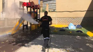 Desinfección completa en todos los colegios de Tudela ante un inicio del curso marcado por el coronavirus