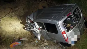Muere un pamplonés de 37 años al salirse de la vía en un accidente ocurrido de madrugada en Legarda