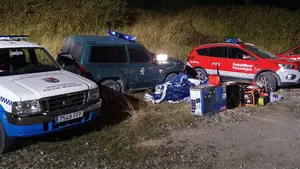 Macro botellón clandestino en Alsasua: huyen al aparecer un dispositivo de tres cuerpos policiales