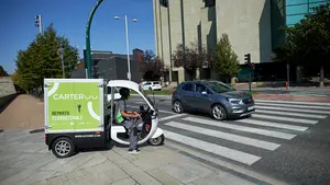 Pamplona estrena un servicio de entrega de paquetes a domicilio pionero en toda España