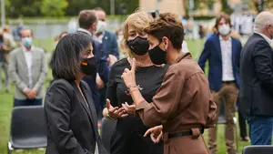 Chivite, ante la retirada de la obligación de mascarillas: hay que ser "prudentes y vigilantes"