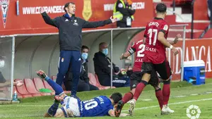 Cuco Ziganda, tras el empate en Miranda de Ebro: "En líneas generales hemos hecho un buen partido"