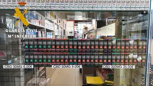 Intervienen en Navarra más de 1.300 productos ilegales elaborados con derivados del cannabis