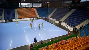 Estas son las imágenes más destacadas del partido de fútbol sala entre Osasuna Xota y Jaén FS en Pamplona