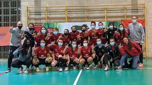 Osasuna Orvina empieza con buen pie: supera al Ribamontán cántabro en la pista del pabellón Ezkaba