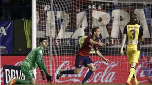 Osasuna ha logrado una sola victoria, pero contundente, en la última década ante el Atlético en El Sadar