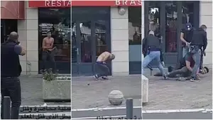 El vídeo de la policía francesa disparando al terrorista que mató a tres personas en una iglesia en Niza