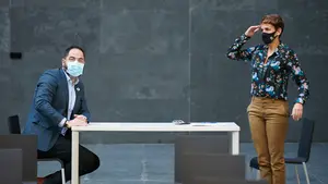 Chivite se alía con Geroa Bai y Podemos para impedir que se hagan más test contra la Covid en Navarra