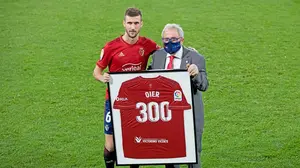 Oier Sanjurjo: "Me ha costado mucho llegar a los 300 partidos porque detrás hay esfuerzo y recorrido"