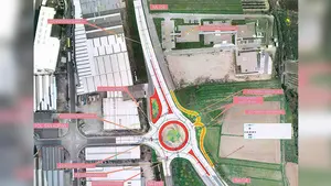 Conexión para un polígono y liberar al pueblo de tráfico: la nueva rotonda entre San Adrián y Andosilla