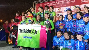 Un equipo navarro gana la liga nacional de duatlón femenino al suspenderse las dos últimas jornadas