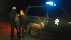 Rescate animal: logran sacar ileso a un perro que se había caído a un pozo de 9 metros de profundidad en Artajona