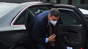 Una alerta por avión no identificado interrumpe la comparecencia de Pedro Sánchez