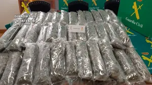 Un 'ambientador' sospechoso: detienen a un vecino de Bera con 35 kilos de marihuana en un doble fondo del coche