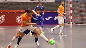 Un marcador muy extraño en Tudela: el Ribera Navarra arranca un solo punto ante el Real Betis Futsal