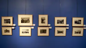 Por él pasaron miles de navarros: Pamplona acoge una exposición fotográfica sobre un campo de concentración francés
