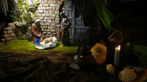 Un bel&eacute;n en Navarra homenajea con un sutil detalle a todas las personas fallecidas por la Covid-19