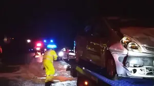 Accidente múltiple en Zizur Mayor: imputan a una conductora borracha tras un choque entre cuatro vehículos