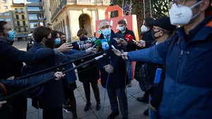 Los comerciantes y hosteleros de un barrio de Pamplona se desvinculan de la campaña navideña del Ayuntamiento