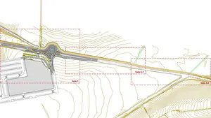 Cordovilla se conectará a Pamplona gracias a una nueva rotonda, un semáforo y un camino