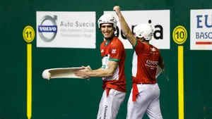 El navarro Javier Urriza consigue su sexta txapela en el campeonato de Parejas junto al zaguero Labaka