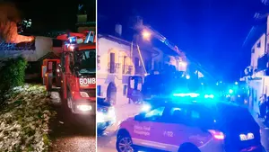 Un incendio destruye casi por completo una vivienda en Endériz: la chimenea provocó el fuego