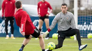 Osasuna viaja sin Sergio Herrera para medirse este miércoles a la UD Almería en la Copa del Rey