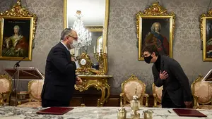 Firman la cesión del solar de la antigua cárcel de Pamplona para ampliar el Palacio de Justicia: así será el proyecto