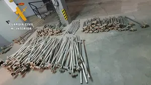 Investigan a un hombre de 27 años por la sustracción de material de riego de una finca en la zona de Tudela