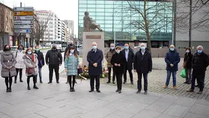 Bildu no acude al homenaje de todos los grupos municipales de Pamplona a las víctimas de ETA