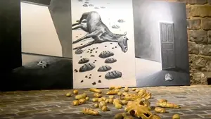 'Miedos, relinchos, mascarillas y pan negro': la muestra que busca entender la pandemia desde el Arte en Pamplona