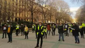 Trabajadores públicos temporales arremeten contra Chivite y acusan a la administración de "abuso"