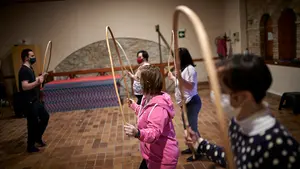 'Downzas', casi una década haciendo bailar a las personas con síndrome de Down de Navarra